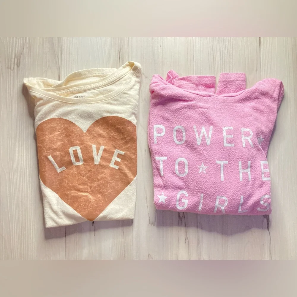 ✨2/$40✨ Girls’ Old Navy + Grayson Social Long Sleeve Fall Shirts 🍂